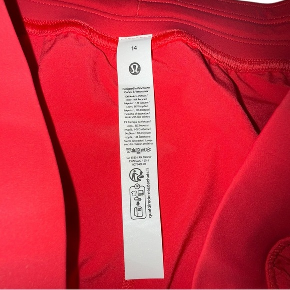 NWT LULULEMON Adapted State Perforated HR Jogger - Red Glow Size 14 - Picture 4 of 15